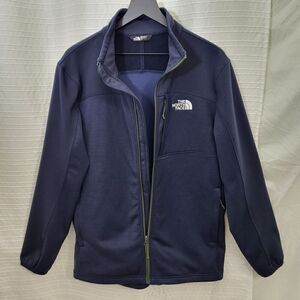 The North Face 200wt Cinder Lightweight Jacket Navy Army Green Zip Men's Size L